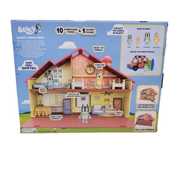 Blueys Family Home Blueys House Bluey and Bingo Bluey Toys - Picture 5 of 11